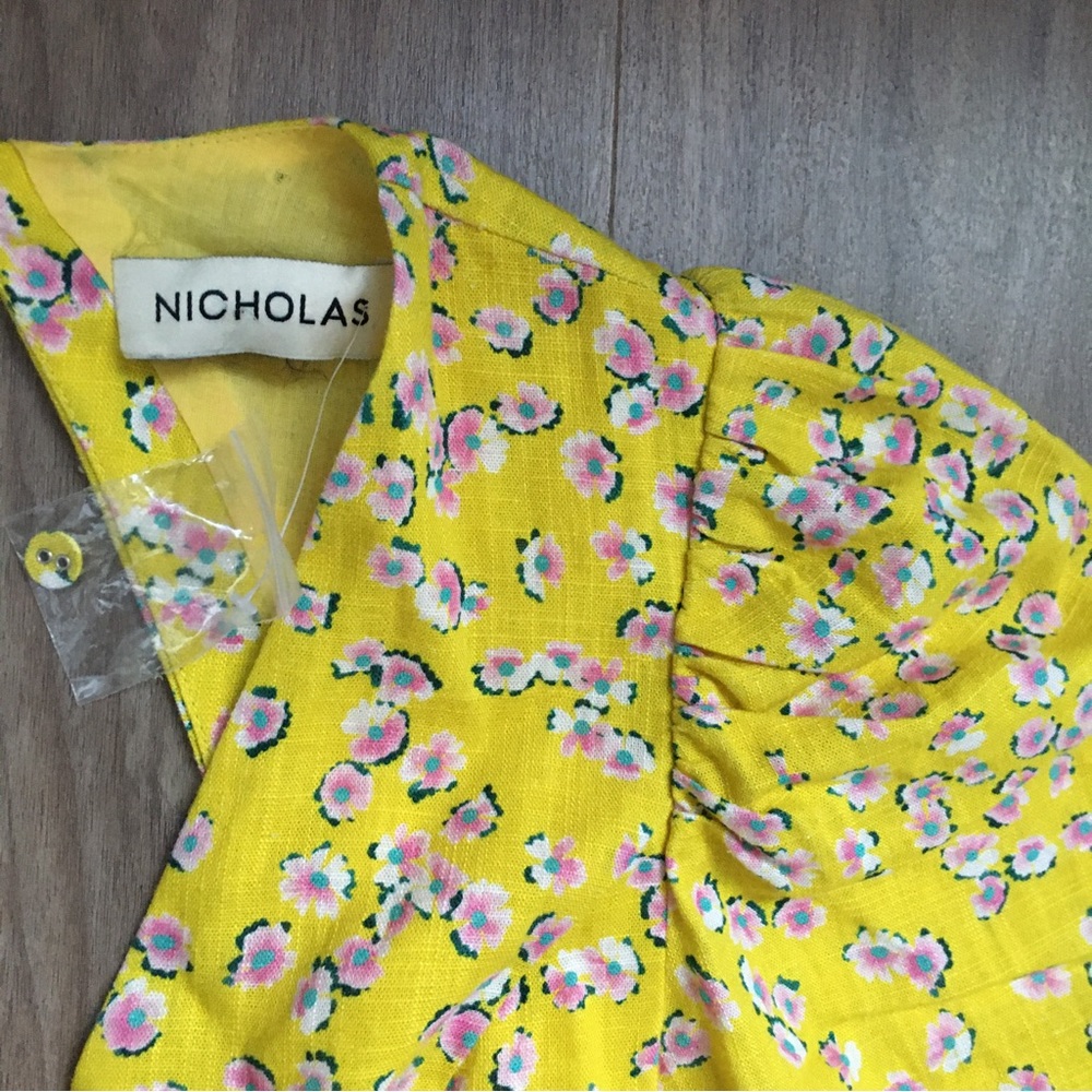 NWOT NICHOLAS Celie Floral-print Long Dress - Picture 9 of 16